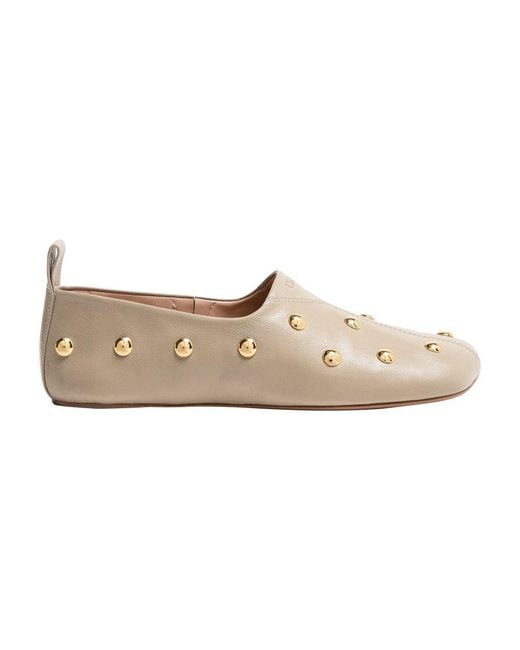 Chloé White Rita Ballet Flats