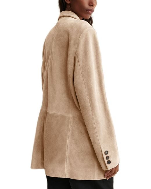 Arma Natural Benny Textured Suede Jacket
