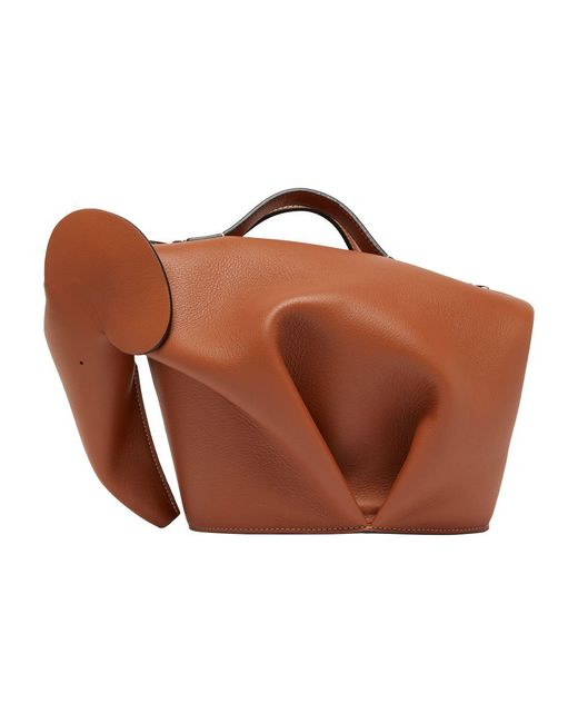 Loewe Brown Elephant Bag for men