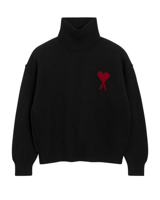 AMI Black Turtlenecks