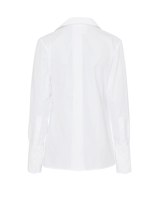 Givenchy White Wrap Shirt