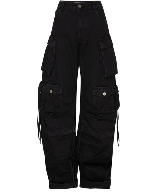 The Attico Black Fern Long Pants