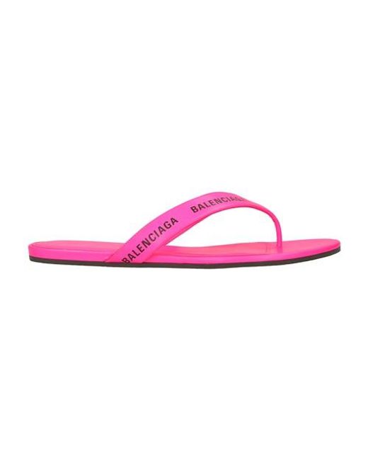 balenciaga neon sandals