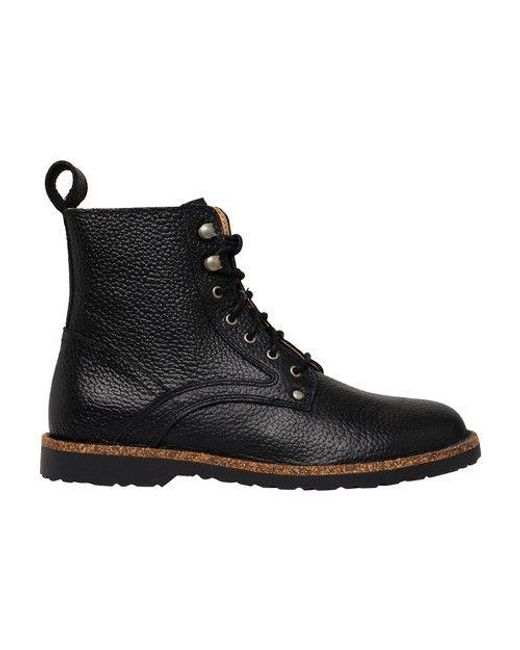 Birkenstock Leather Bryson Boots in Black | Lyst