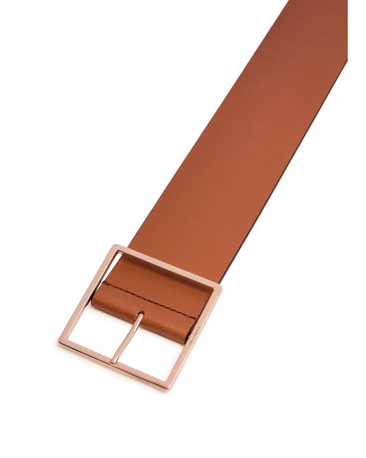 Max Mara Brown Breiter Ledergürtel