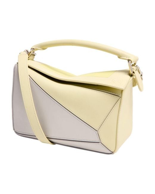 Loewe Metallic Small Puzzle Bag