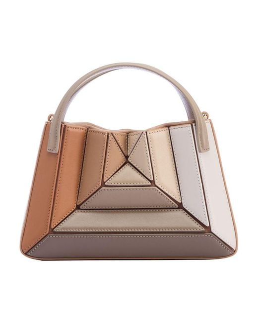 Mlouye Brown Cabas-Tasche Sera Mini