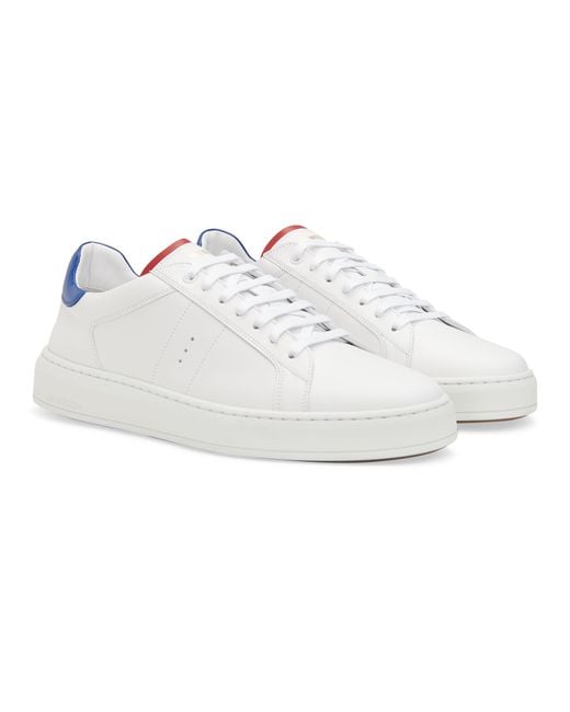 J.M. Weston White On Time Sneakers for men