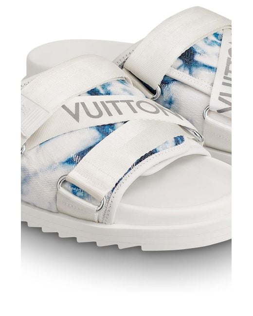 Louis Vuitton, Shoes, Men Slides Louis Vuitton Honolulu Mule Faux Fursize  Barely Worn No Box