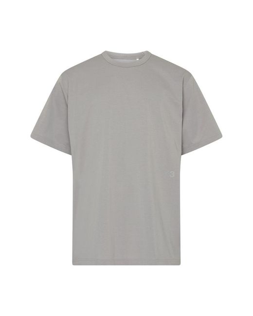 Y-3 Gray Short-sleeved T-shirt for men