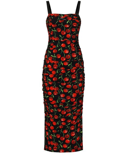 Dolce & Gabbana Red Kleid "Ciliegie"