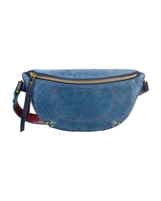 Jérôme Dreyfuss Blue Lino Belt Bag