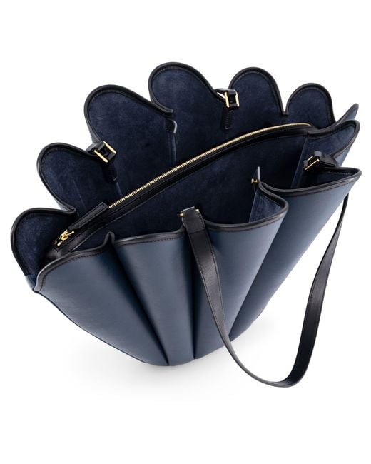 Mlouye Blue Shell Handbag