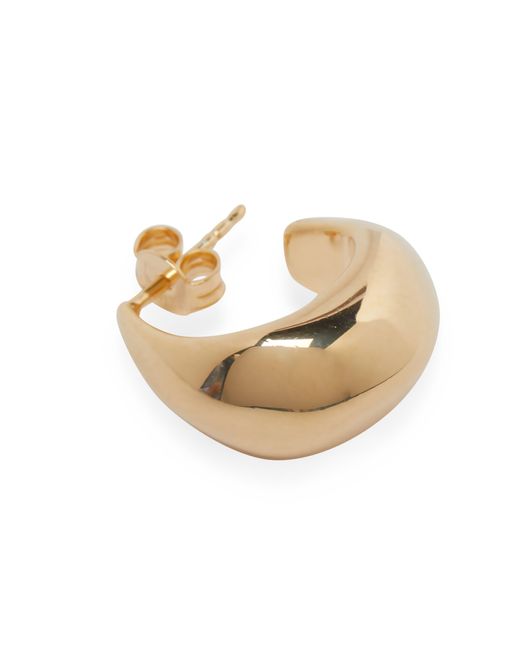 Lemaire Metallic Curved Mini Drop Earrings