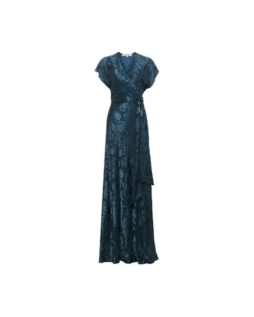 Diane von Furstenberg Blue Roselin Dress