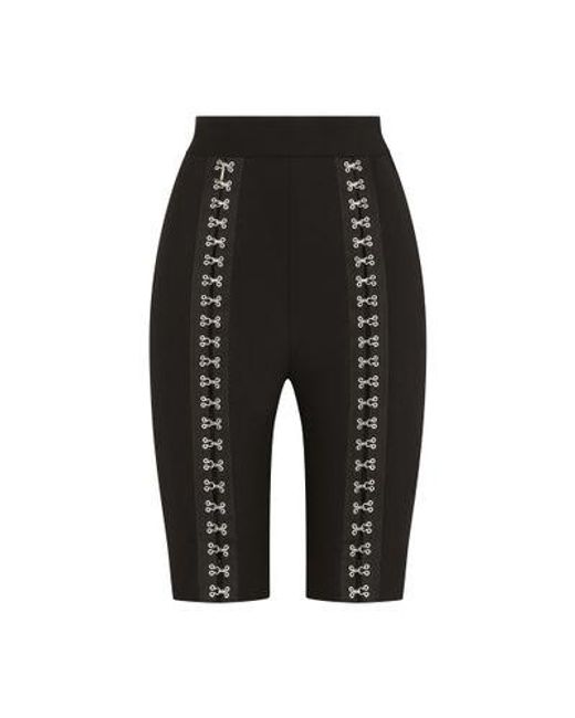 Dolce & Gabbana Black Woolen Shorts