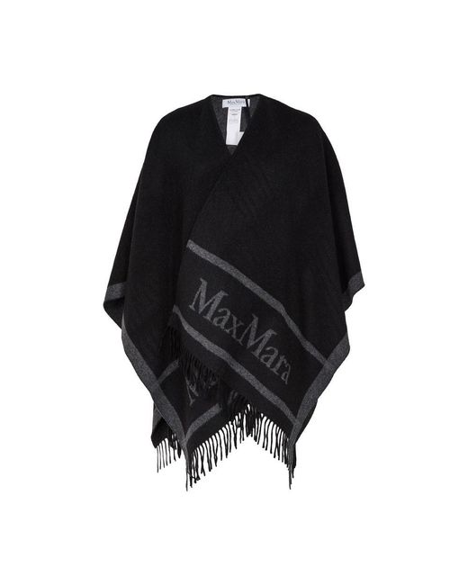 Max Mara Black Cape Hilde