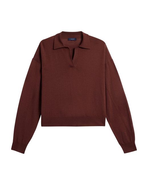 Soeur Purple Fleming Wool Sweater