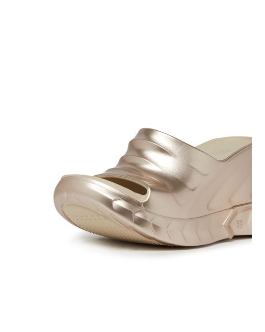 Givenchy Gray Marshmallow Wedge Sandals