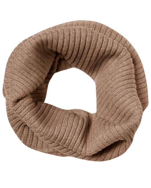 Bompard Brown Andréa Ribbed Cashmere Neck Warmer