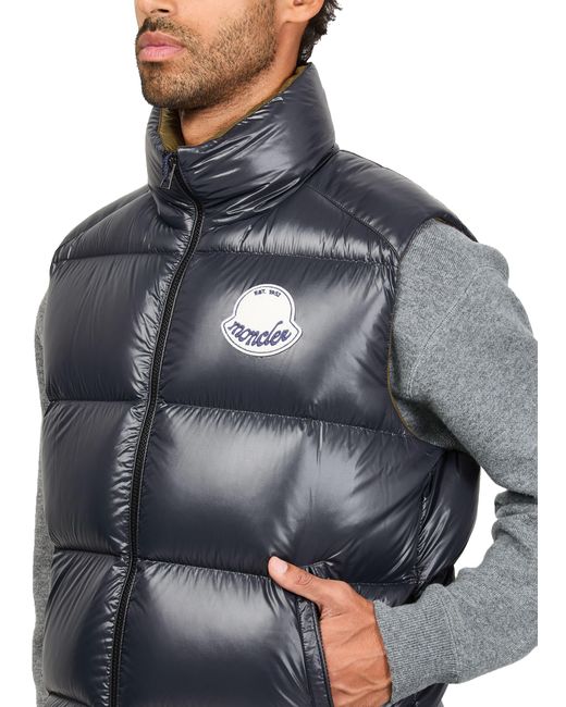 Moncler Gray Lipsi Sleeveless Down Jacket for men