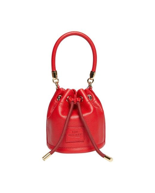 Marc Jacobs Red The Mini Bucket Bag