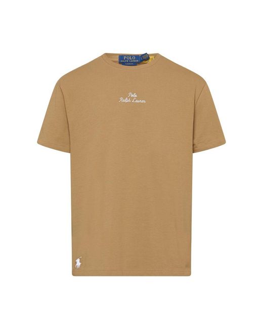 Polo Ralph Lauren Natural Short-sleeved T-shirt for men