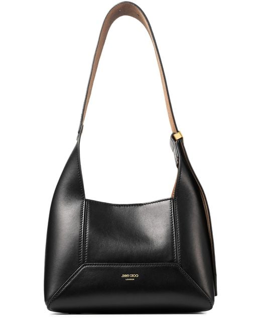 Jimmy Choo Black Hobo Diamond Bag