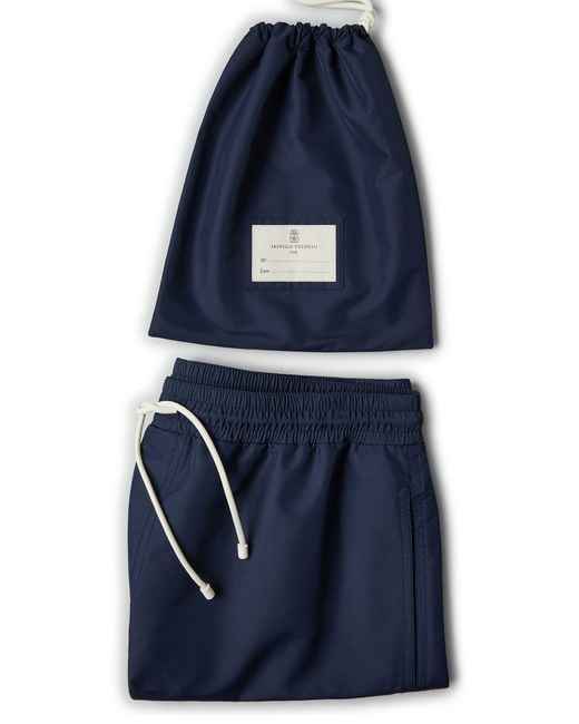 Brunello Cucinelli Blue Swimsuit for men