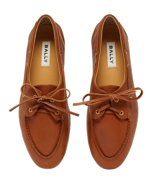 Bally Brown Loafer Plume