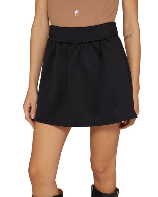 Max Mara Black Nettuno Mini Skirt