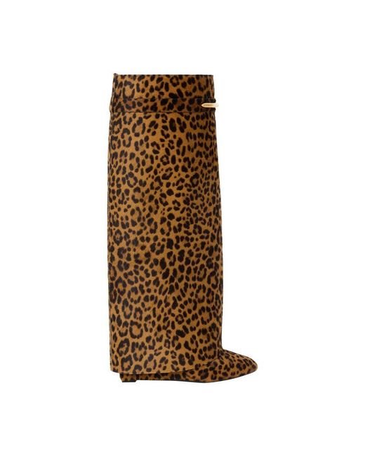 Givenchy Brown Shark Pinch Boots