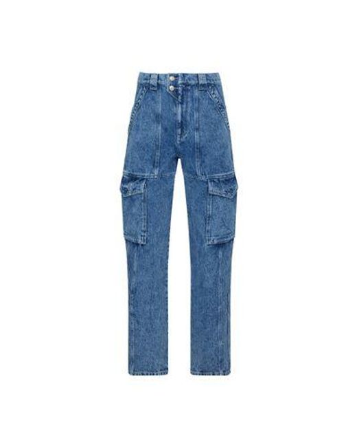 Isabel Marant Blue Javier Straight Jeans for men