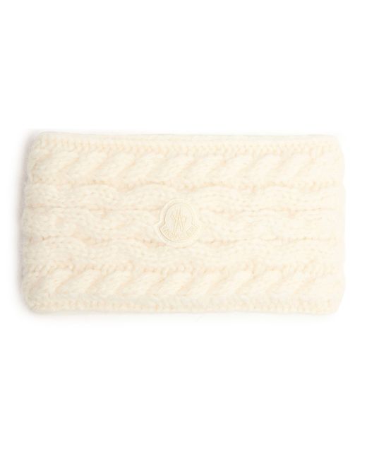 Moncler Natural Logo Headband