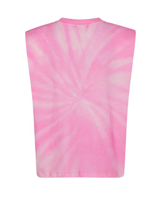 Farm Rio Pink Coconut Patterned Top
