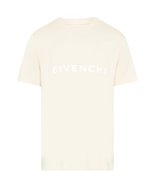 Givenchy White Archetype Slim Fit T-Shirt for men