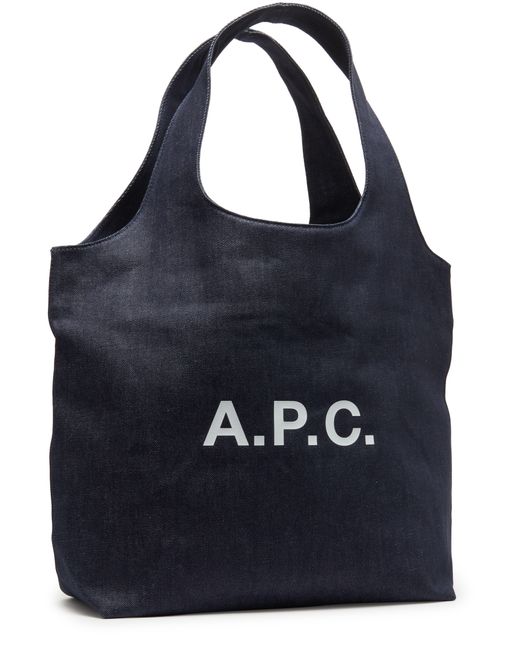 A.P.C. Blue Tote Bag Ninon