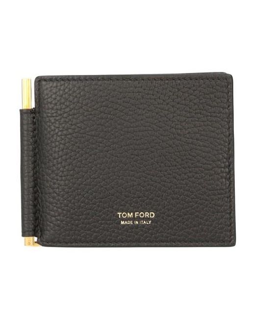 Tom Ford Grained Leather Wallet for Men | Lyst