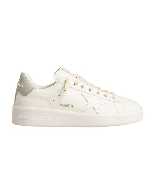 Golden Goose Deluxe Brand White Pure-star Sneakers