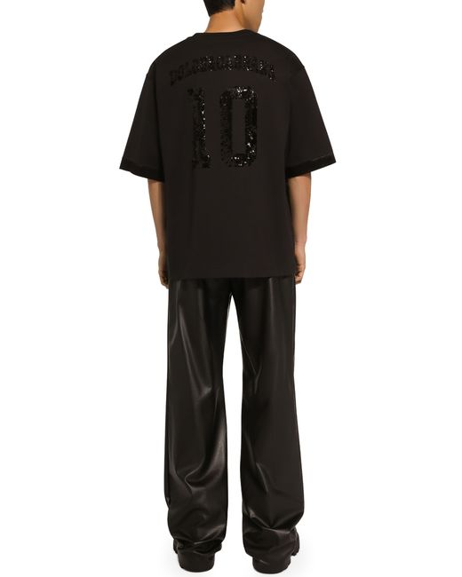 Dolce & Gabbana Kurzarm-T-Shirt in Black für Herren