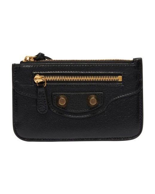 Balenciaga Card Holder And Wallet Le Cagole in Black Lyst