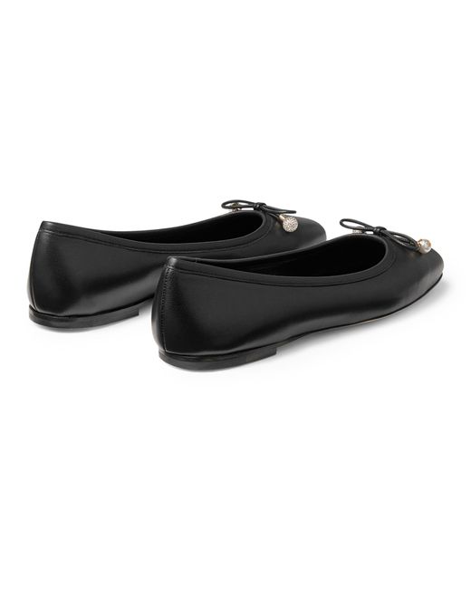 Jimmy Choo Black Elme Ballerina Flats, Brand Size 36.5 Us