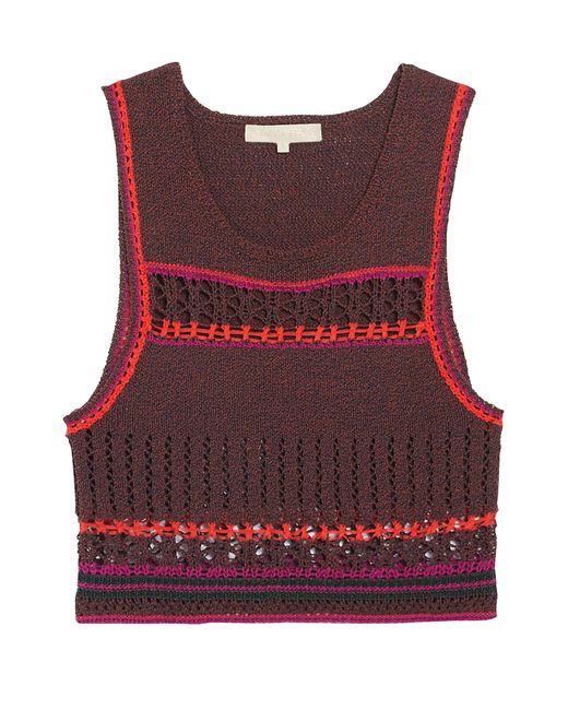 Vanessa Bruno Red Charlestion tanktop