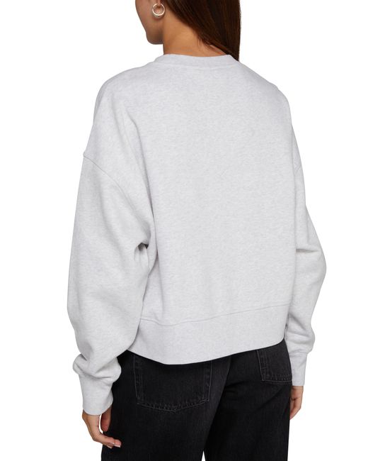 Canada Goose White Muskoka Relaxed Crewneck