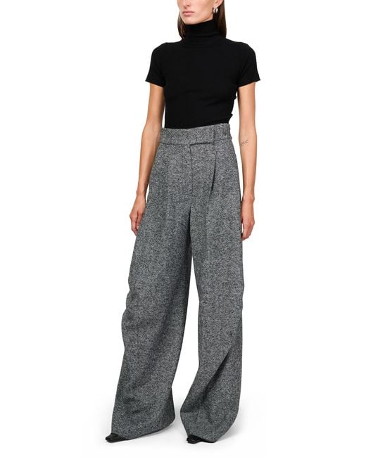 Max Mara Gray Weit Geschnittene Hose Simone
