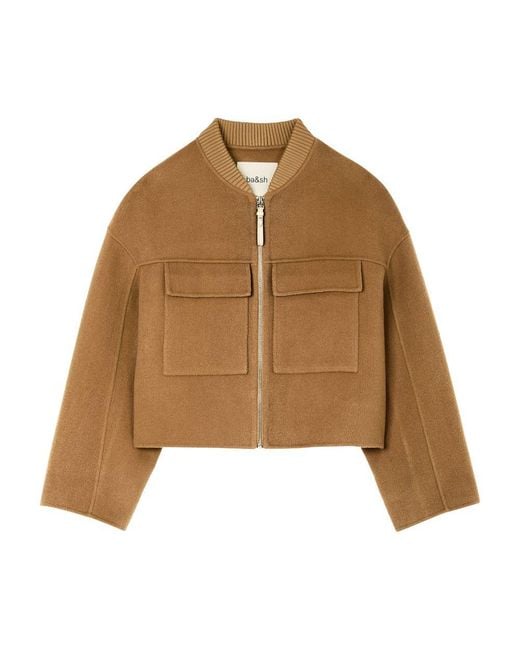 Ba&sh Brown Philippa Jacket