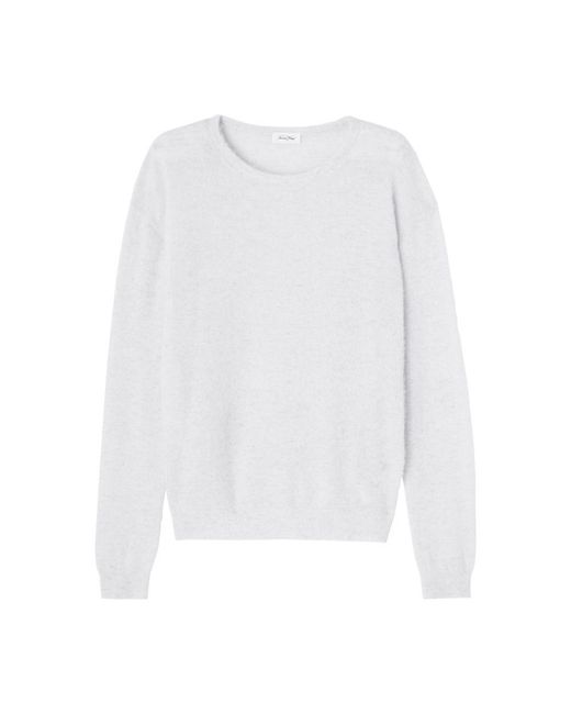 American Vintage White Sizobay Sweater for men