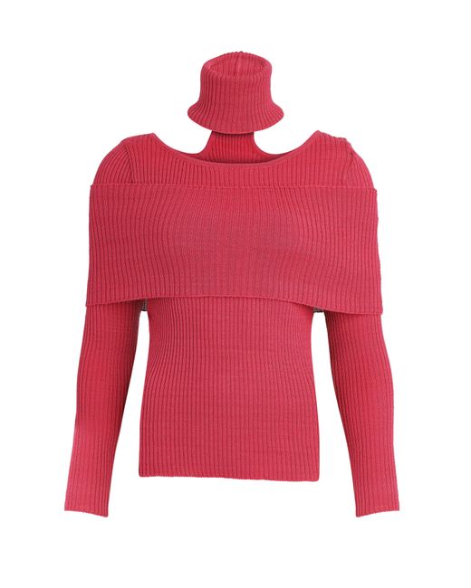 Thebe Magugu Red Knitted Top