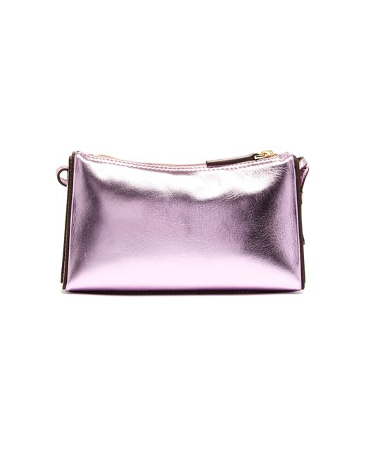 MANU Atelier Purple Mini Prism Shoulder Bag