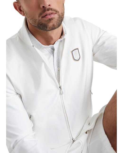 Brunello Cucinelli Sweatshirt mit Tennis-Badge in White für Herren